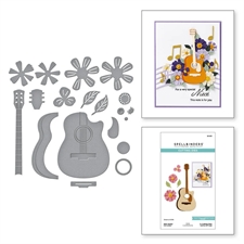 Spellbinders Dies - Bibi\'s Musical Notes / Mini Guitar